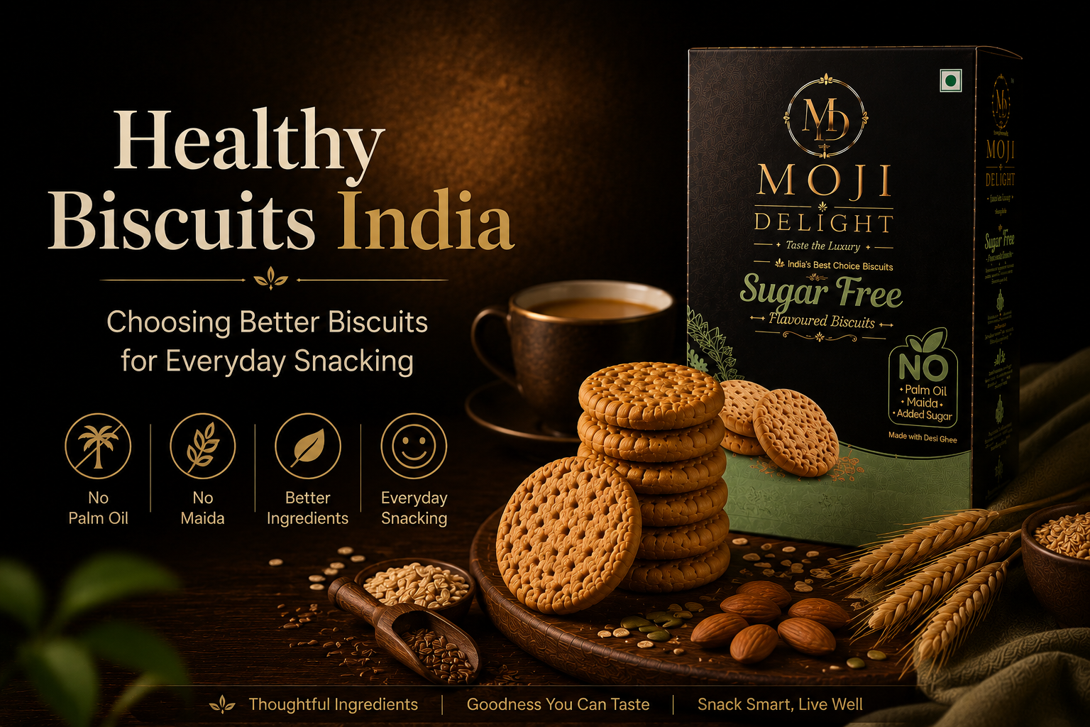 Healthy Biscuits India: Choosing Better Biscuits form Everyday Snacking
