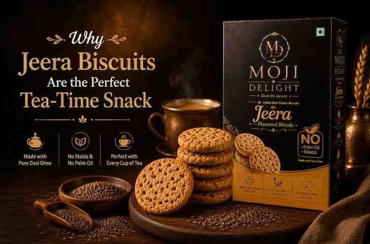 Why Jeera Biscuits Are the Perfect Tea-Time Snack | Moji Delight