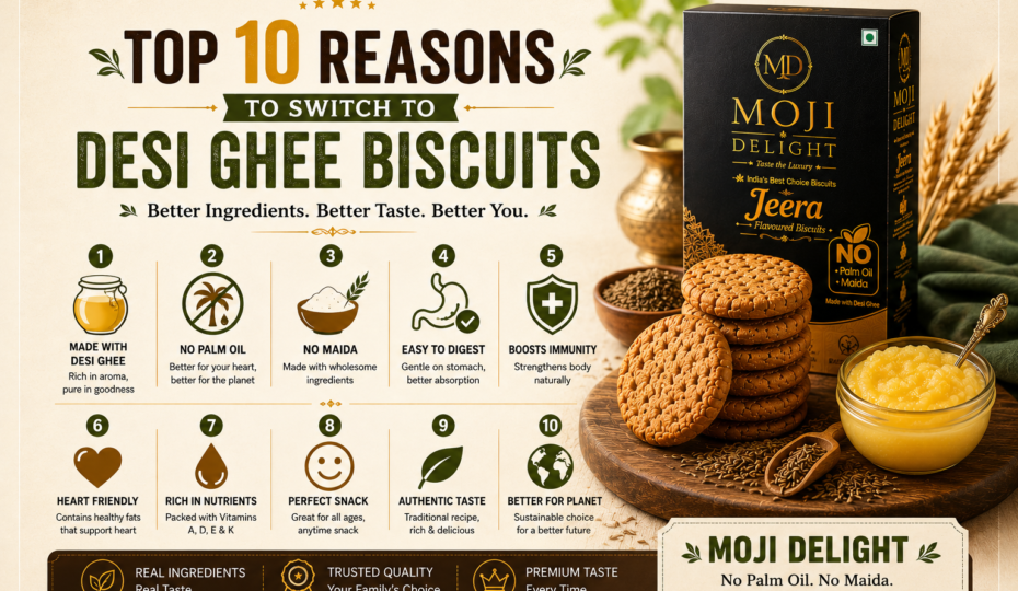 Top 10 Reasons to Switch to Desi Ghee Biscuits