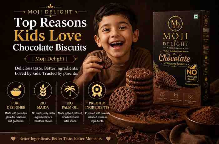Top Reasons Kids Love Chocolate Biscuits | Moji Delight