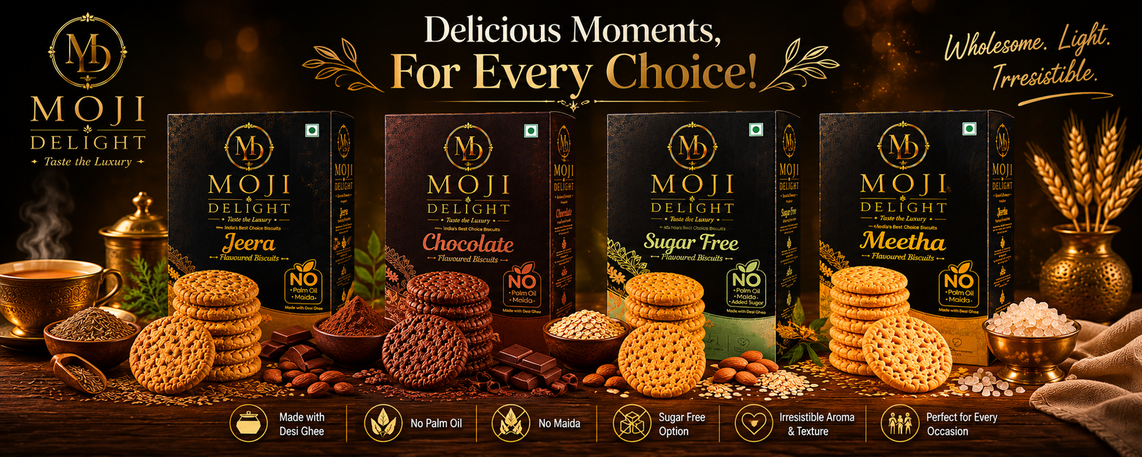 Moji Delight Biscuits