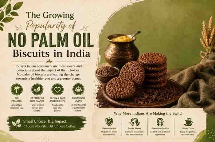 The Growing Popularity of No Palm Oil Biscuits in India