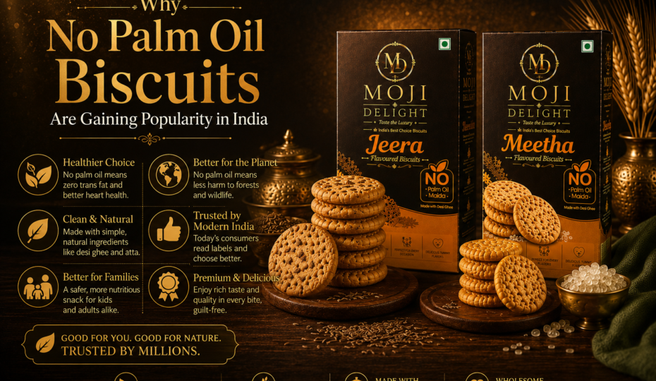 Why No Palm Oil Biscuits Are Gaining Popularity in India