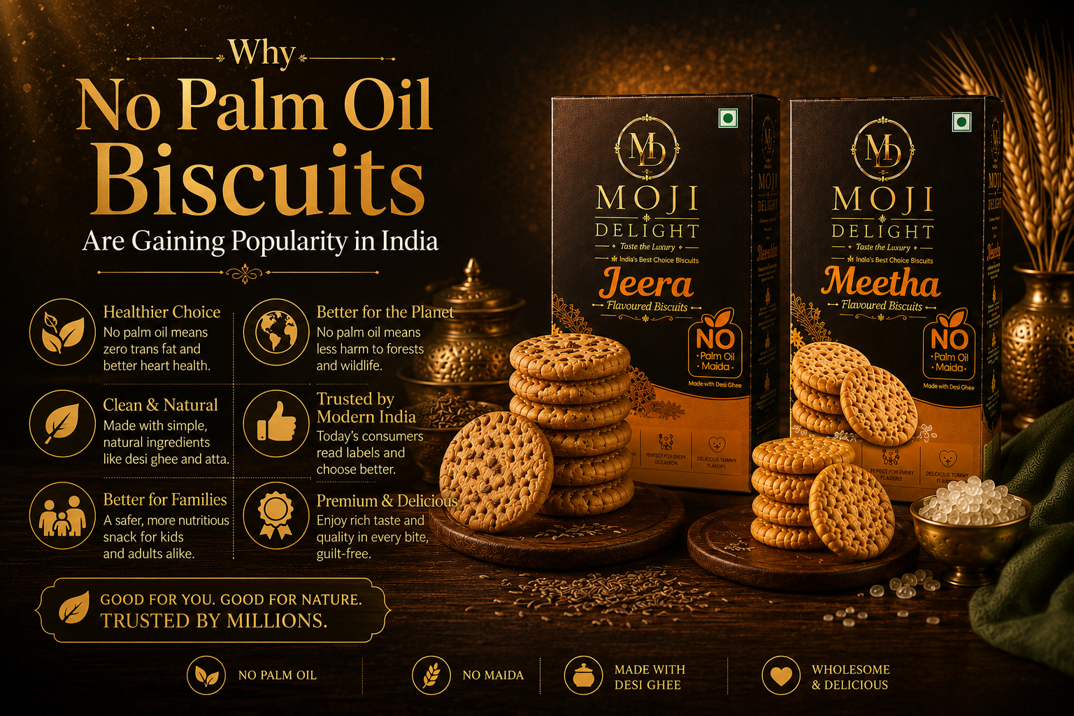 Why No Palm Oil Biscuits Are Gaining Popularity in India