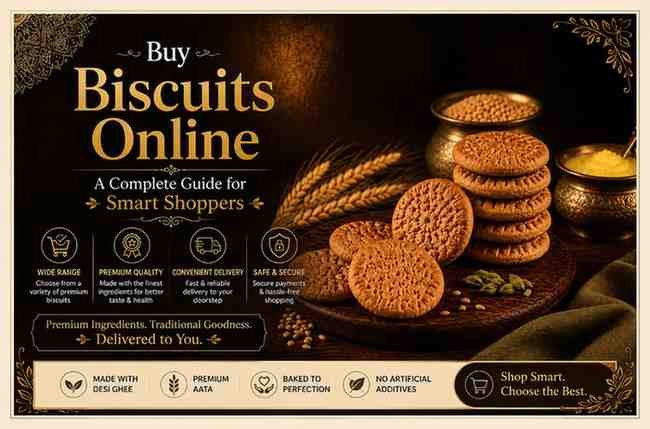 Buy Biscuits Online in India for Fresh and Tasty Snacks