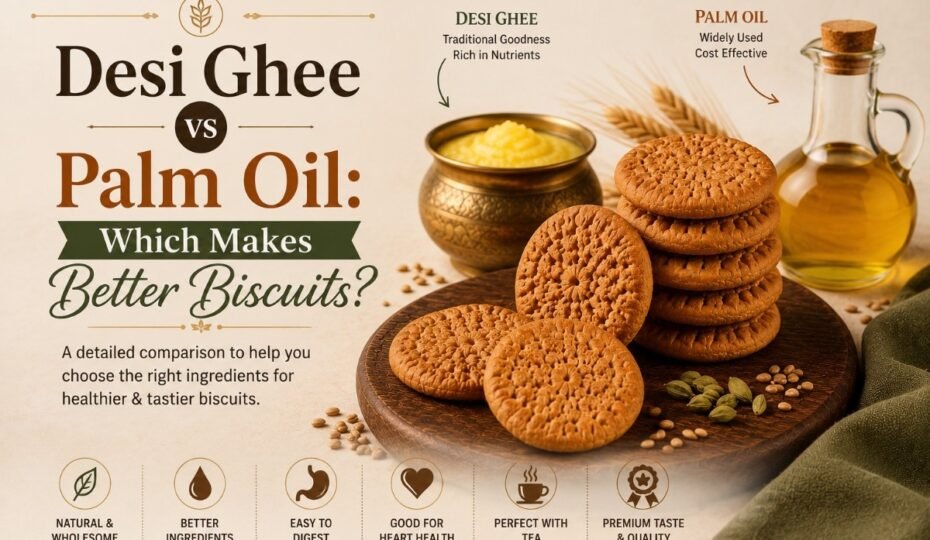 Desi Ghee vs Palm Oil: Which Makes Better Biscuits?