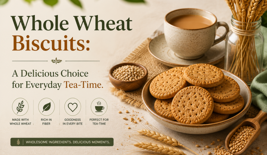 Whole Wheat Biscuits: A Delicious Choice for Everyday Tea-Time