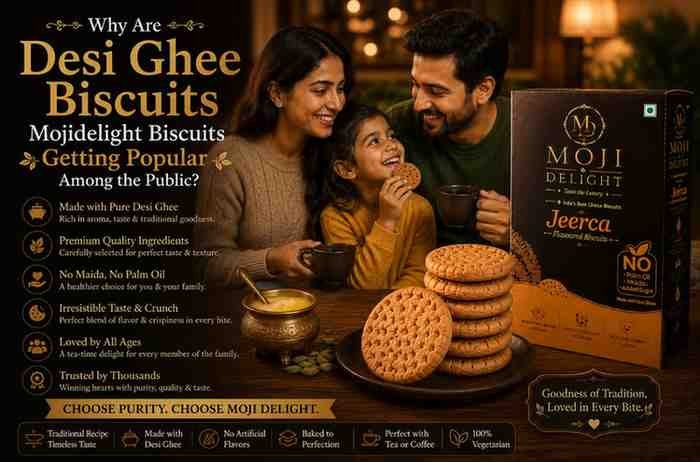 Why Are Desi Ghee Biscuits Mojidelight Biscuits Getting Popular Among the Public?