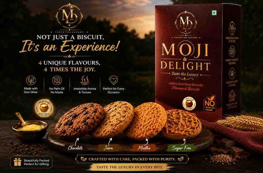 Desi Ghee Aata Biscuits