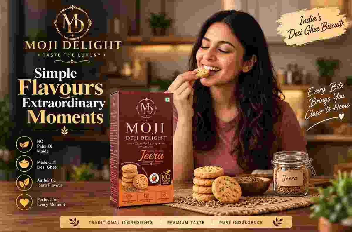 Moji Delight No Maida Biscuits